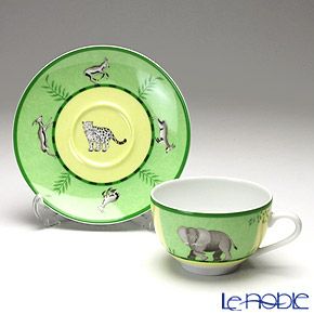 エルメス（HERMES） アフリカ ティーカップ＆ソーサー 200ml