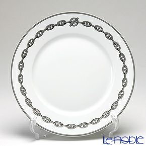 エルメス（HERMES） シェーヌ ダンクル プラチナ アメリカンディナープレート 27cm