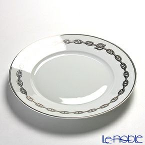 エルメス（HERMES） シェーヌ ダンクル プラチナ アメリカンディナープレート 27cm