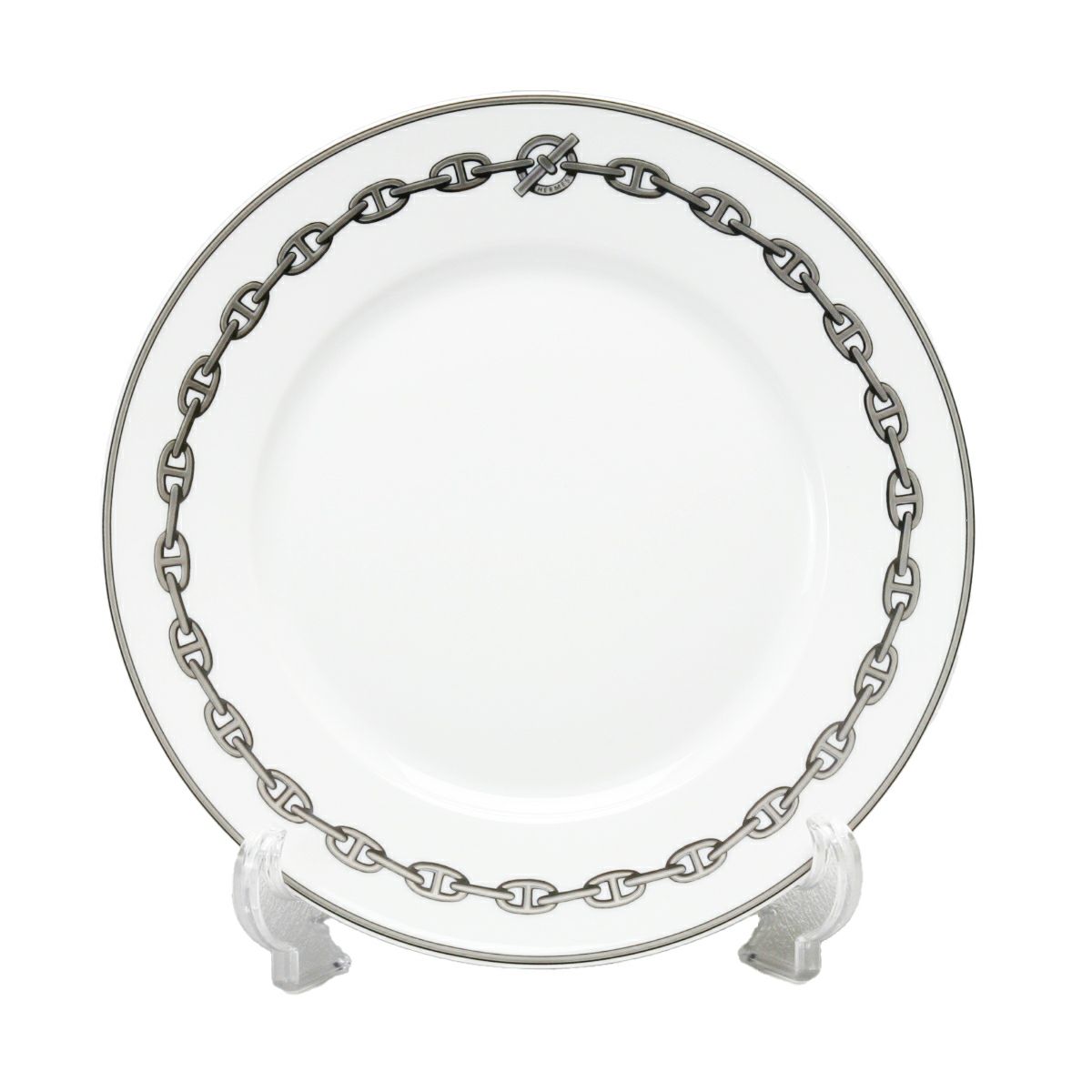 エルメス（HERMES） シェーヌ ダンクル プラチナ アメリカンディナープレート 27cm