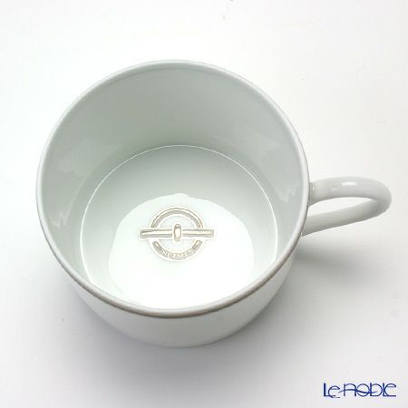 エルメス（HERMES） シェーヌ ダンクル プラチナ ティーカップ＆ソーサー 150ml