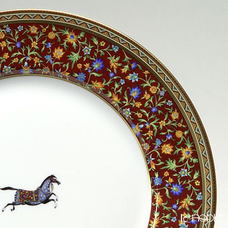 エルメス（HERMES） シュヴァルドリアン アメリカンディナープレート 27cm