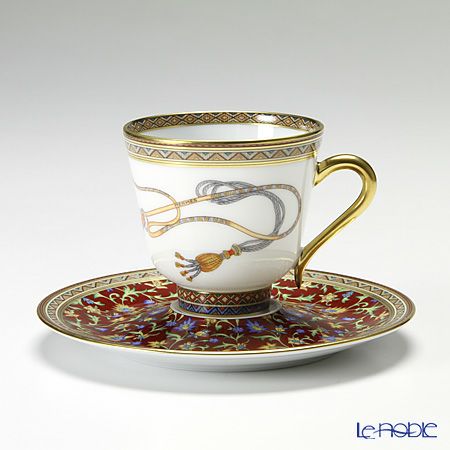 エルメス（HERMES） シュヴァルドリアン コーヒーカップ＆ソーサー 110ml