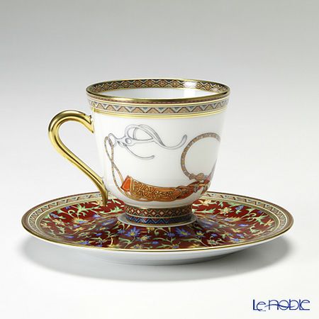 エルメス（HERMES） シュヴァルドリアン コーヒーカップ＆ソーサー 110ml