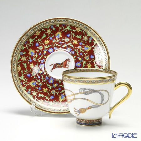エルメス（HERMES） シュヴァルドリアン コーヒーカップ＆ソーサー 110ml