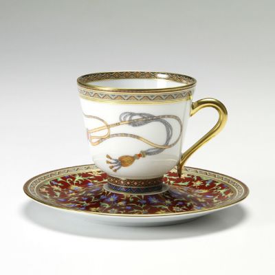 エルメス（HERMES） シュヴァルドリアン コーヒーカップ＆ソーサー