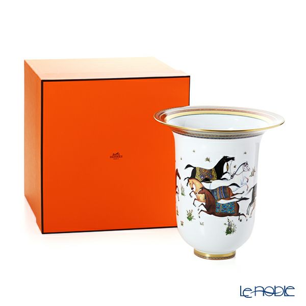 エルメス（HERMES） シュヴァルドリアン ベリーラージベース（花瓶） 27cm 009858P