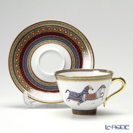 エルメス（HERMES） シュヴァルドリアン ティーカップ＆ソーサー 230ml No.2 ソーサー赤