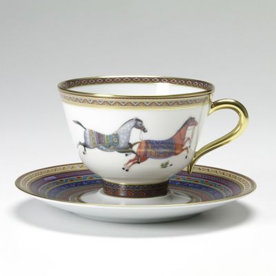 エルメス（HERMES） シュヴァルドリアン ティーカップ＆ソーサー 230ml