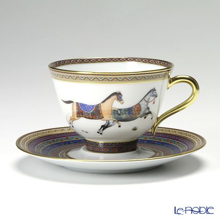 エルメス（HERMES） シュヴァルドリアン ティーカップ＆ソーサー 230ml No.5 ソーサー青