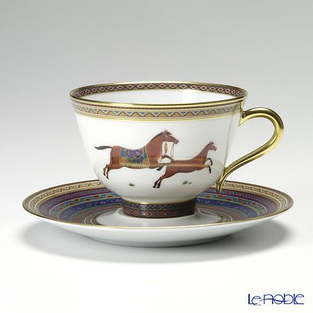 エルメス（HERMES） シュヴァルドリアン ティーカップ＆ソーサー 230ml No.6 ソーサー青