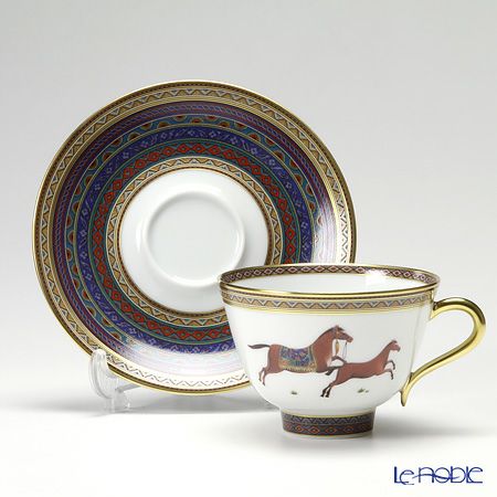 エルメス（HERMES） シュヴァルドリアン ティーカップ＆ソーサー 230ml No.6 ソーサー青