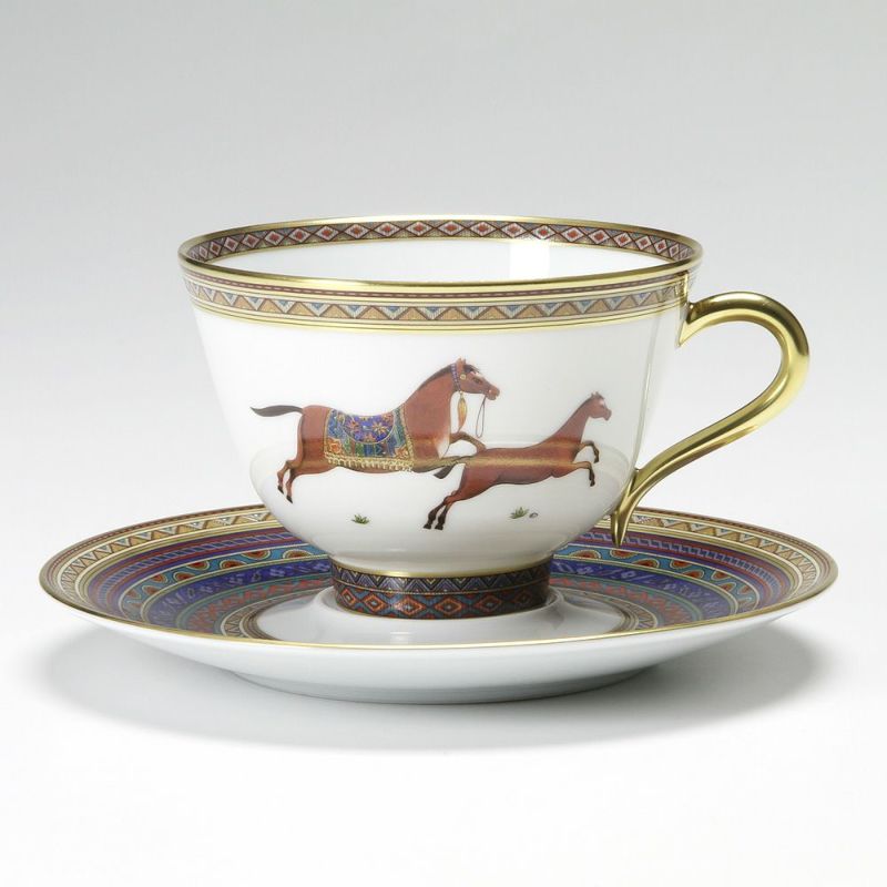 エルメス（HERMES） シュヴァルドリアン ティーカップ＆ソーサー 230ml No.6 ソーサー青