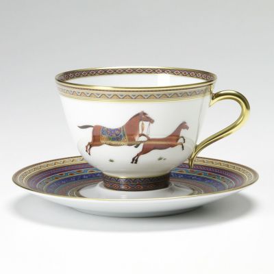 エルメス（HERMES） シュヴァルドリアン ティーカップ＆ソーサー 230ml