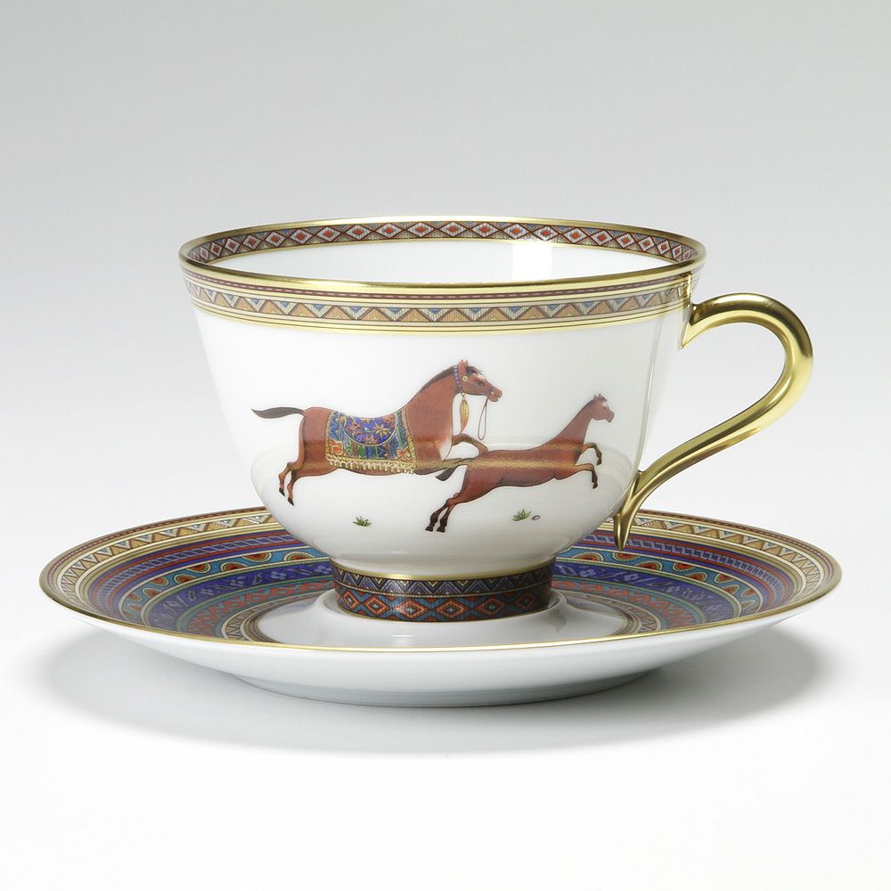 エルメス（HERMES） シュヴァルドリアン ティーカップ＆ソーサー 230ml No.6 ソーサー青