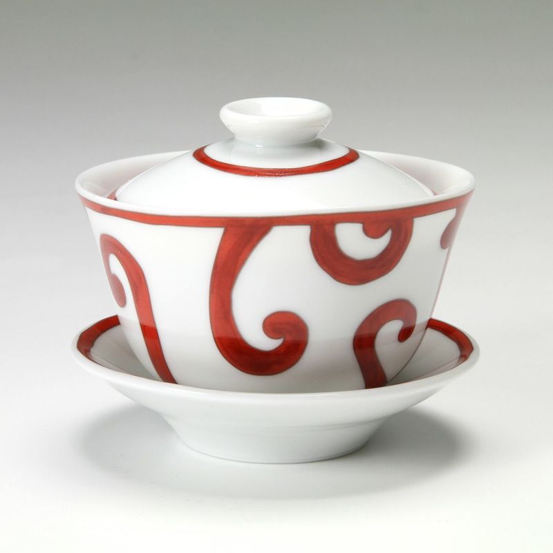 エルメス（HERMES） ガダルキヴィール コレクション アジアティック ティーカップ（ふた、ソーサー付） 130ml