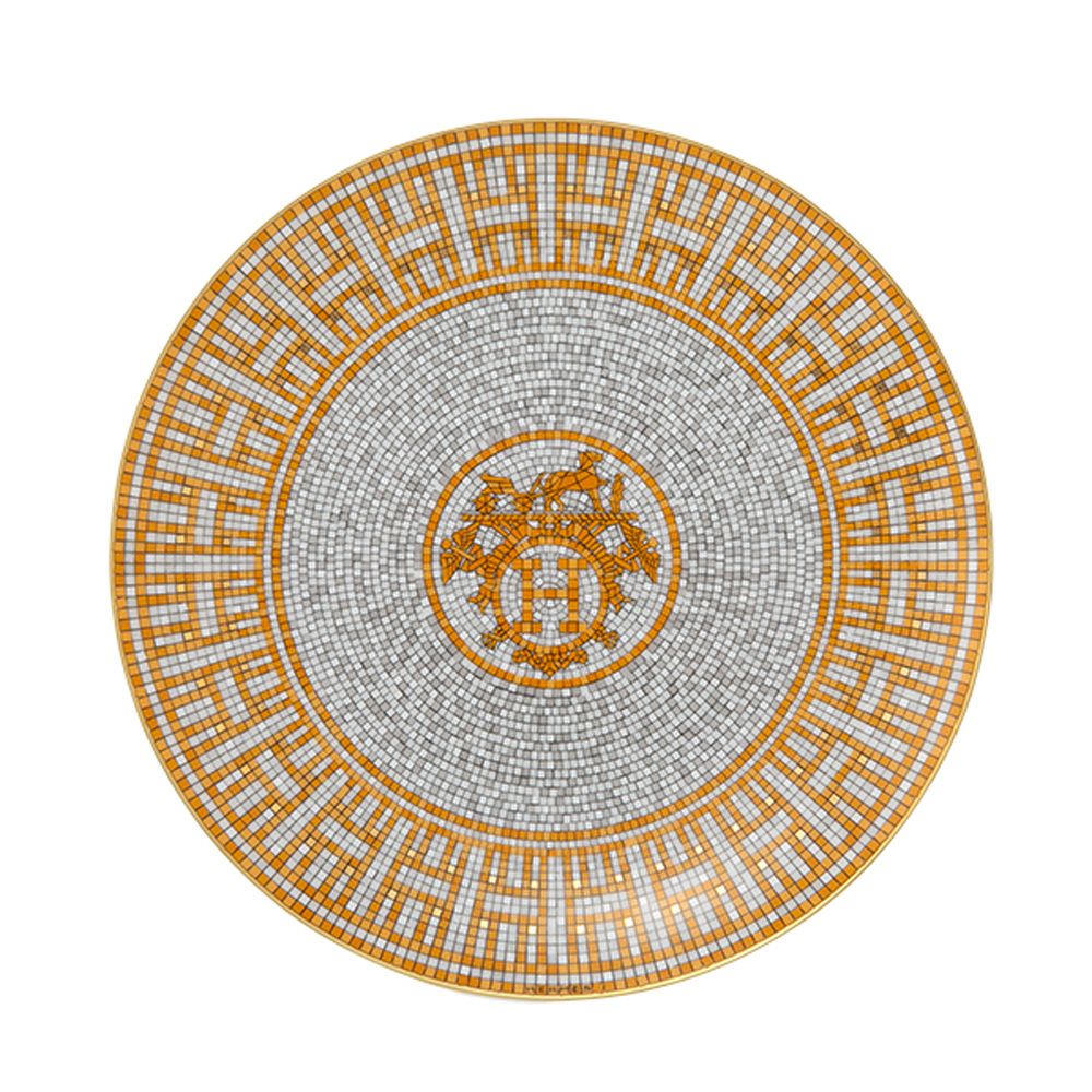 エルメス（HERMES） モザイク ヴァンキャトル デザートプレート 21cm