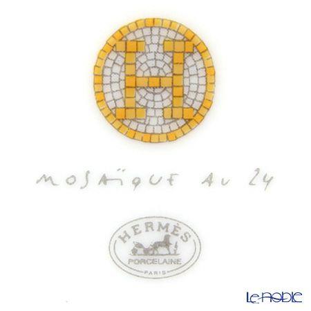 エルメス（HERMES） モザイク ヴァンキャトル モーニングカップ＆ソーサー 340ml
