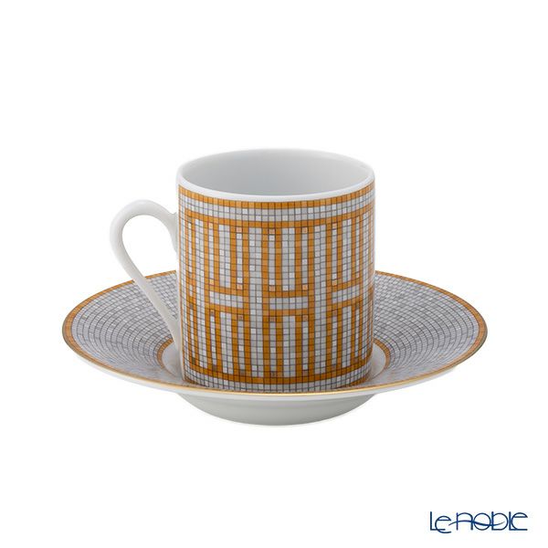 エルメス（HERMES） モザイク ヴァンキャトル コーヒーカップ＆ソーサー 100ml
