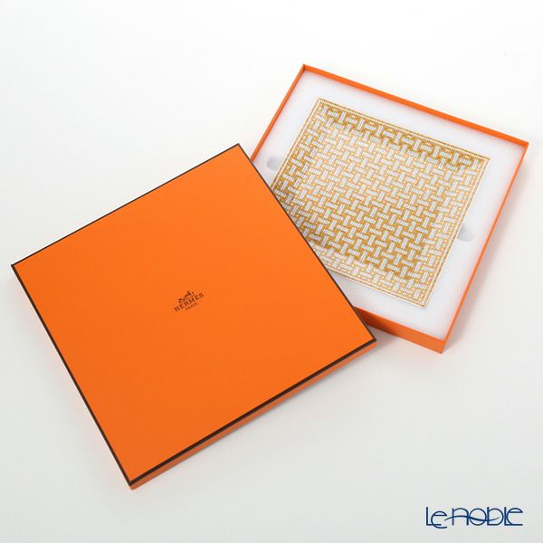 エルメス（HERMES） モザイク ヴァンキャトル プチカレ（プレート） 19×19cm No.4