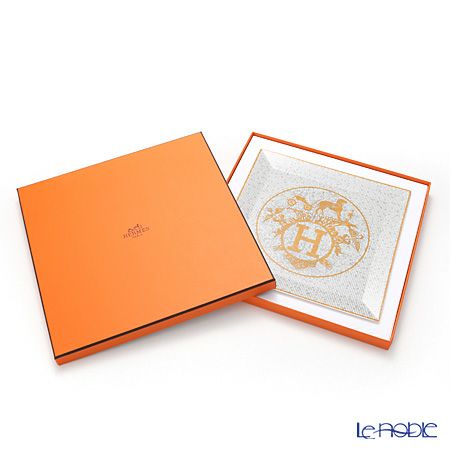 エルメス（HERMES） モザイク ヴァンキャトル プチカレ（プレート） 23×23cm No.5