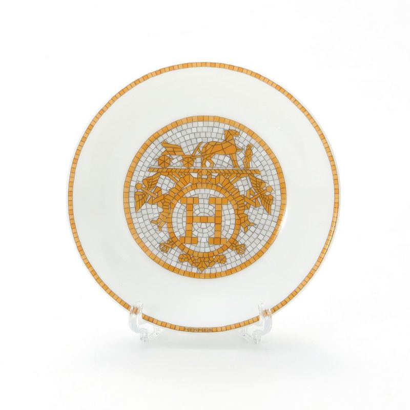 エルメス（HERMES） モザイク ヴァンキャトル コレクション アジアティック 醤油皿 10cm