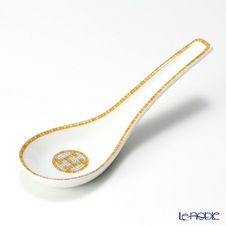 エルメス（HERMES） モザイク ヴァンキャトル コレクション アジアティック スープスプーン 14cm