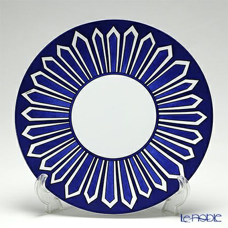 エルメス（HERMES） ブルー ダイユール アメリカンディナープレート 26.5cm 030001P