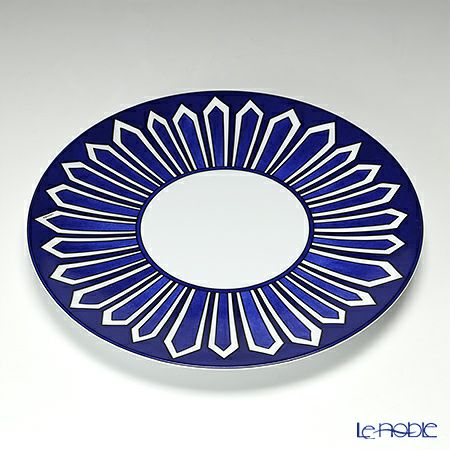 エルメス（HERMES） ブルー ダイユール アメリカンディナープレート 26.5cm 030001P