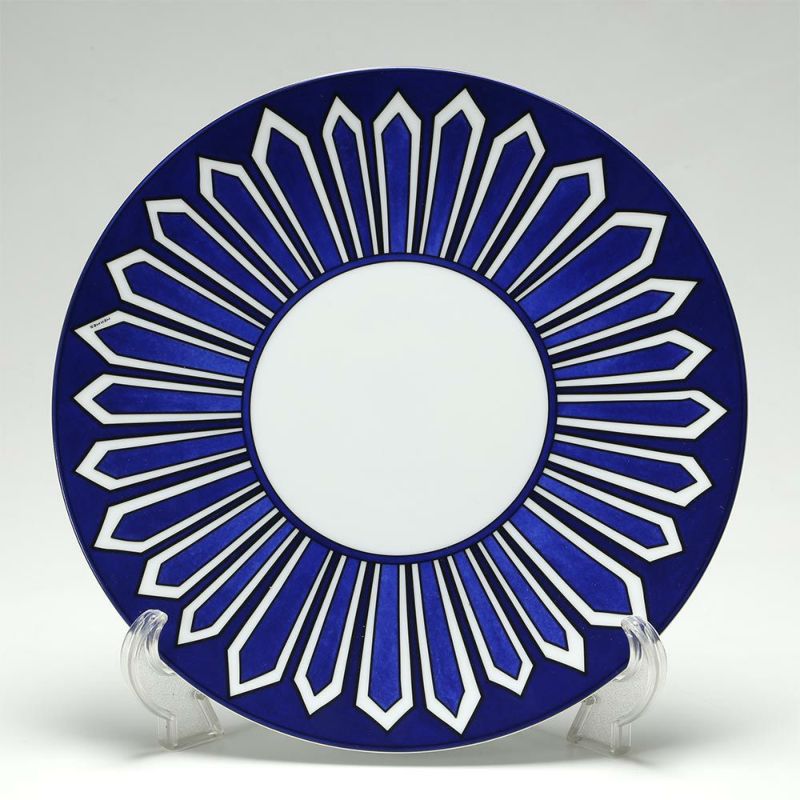 エルメス（HERMES） ブルー ダイユール アメリカンディナープレート 26.5cm 030001P