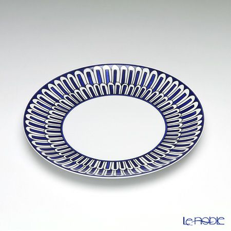 エルメス（HERMES） ブルー ダイユール デザートプレート 21.5cm 030007P
