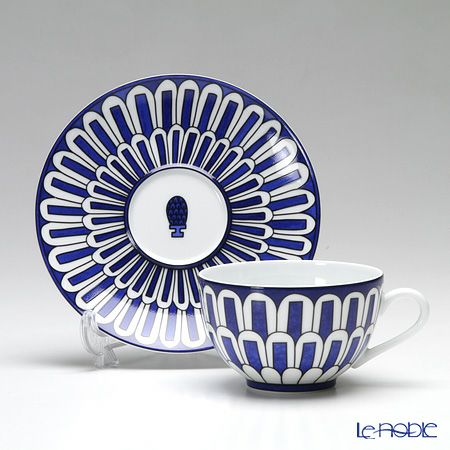 エルメス（HERMES） ブルー ダイユール ティーカップ＆ソーサー 200ml 030016P