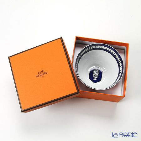 エルメス（HERMES） ブルー ダイユール ラージボウル 10.5cm No.2