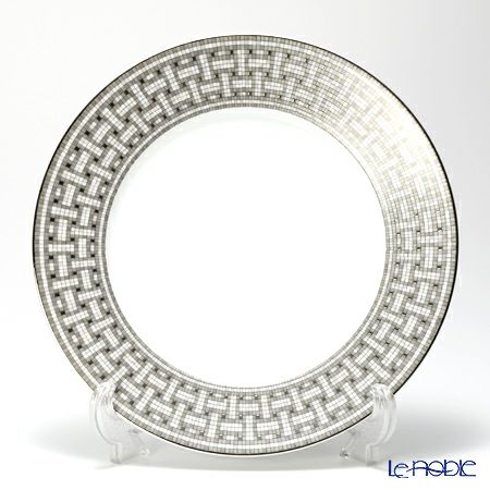 エルメス（HERMES） モザイク ヴァンキャトル プラチナ アメリカンディナープレート 27.5cm