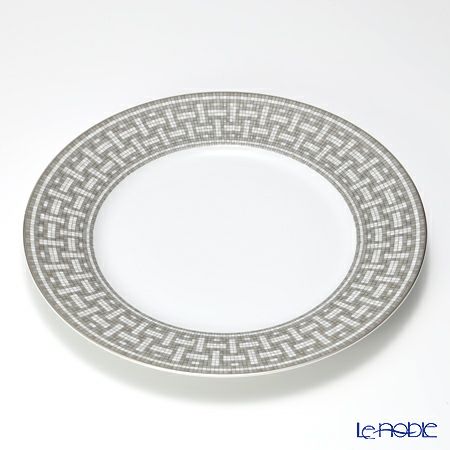 エルメス（HERMES） モザイク ヴァンキャトル プラチナ アメリカンディナープレート 27.5cm