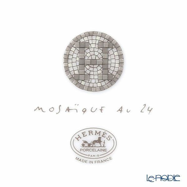エルメス（HERMES） モザイク ヴァンキャトル プラチナ デザートプレート 21cm