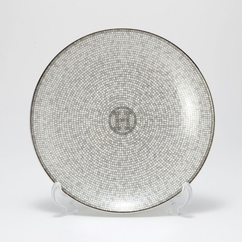 エルメス（HERMES） モザイク ヴァンキャトル プラチナ パンプレート 16cm