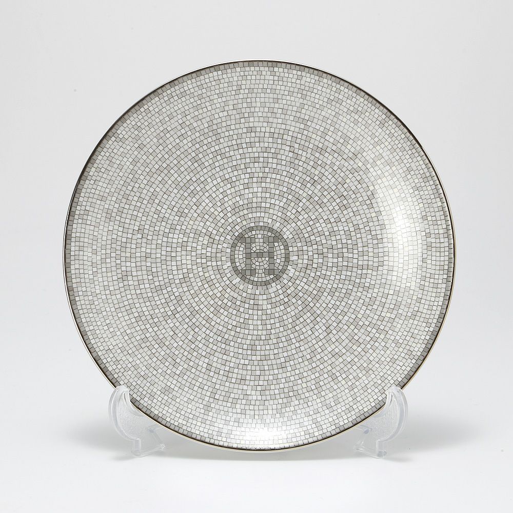 エルメス（HERMES） モザイク ヴァンキャトル プラチナ パンプレート 16cm