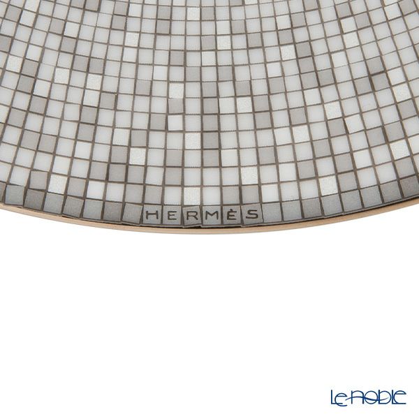 エルメス（HERMES） モザイク ヴァンキャトル プラチナ スーププレート 22cm 035013P