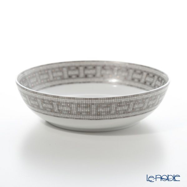 エルメス（HERMES） モザイク ヴァンキャトル プラチナ シリアルプレート 17cm