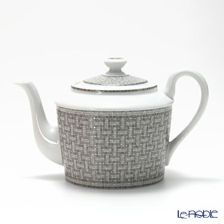 エルメス（HERMES） モザイク ヴァンキャトル プラチナ ティーポット 850ml 035018P