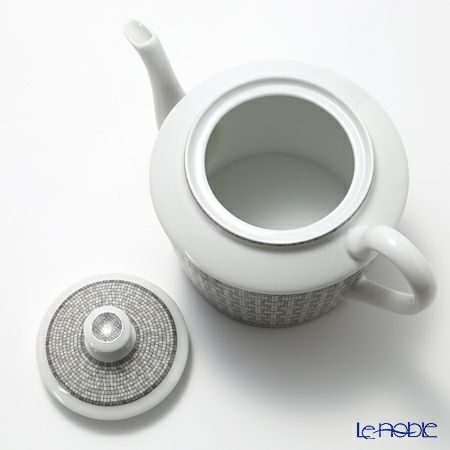 エルメス（HERMES） モザイク ヴァンキャトル プラチナ ティーポット 850ml 035018P