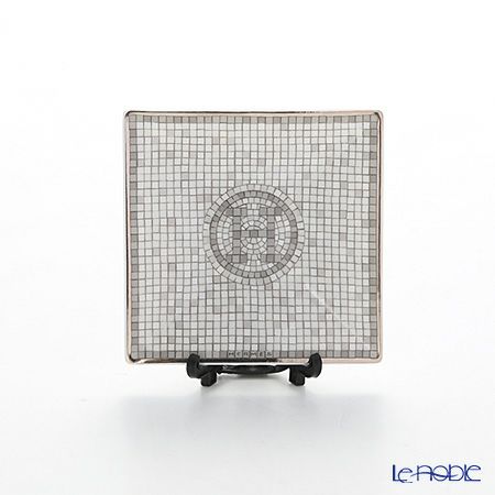 エルメス（HERMES） モザイク ヴァンキャトル プラチナ プチカレ（プレート） 7×7cm No.1