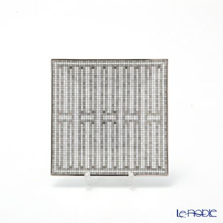 エルメス（HERMES） モザイク ヴァンキャトル プラチナ プチカレ（プレート） 11×11cm No.2