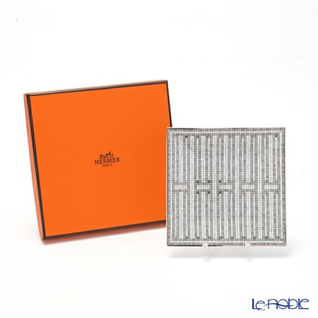エルメス（HERMES） モザイク ヴァンキャトル プラチナ プチカレ（プレート） 11×11cm No.2