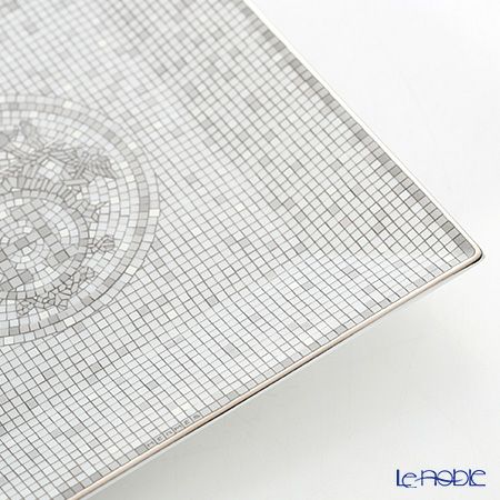 エルメス（HERMES） モザイク ヴァンキャトル プラチナ プチカレ（プレート） 15×15cm No.3 035043P