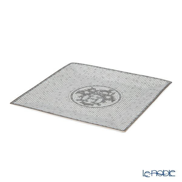 エルメス（HERMES） モザイク ヴァンキャトル プラチナ プチカレ（プレート） 15×15cm No.3 035043P