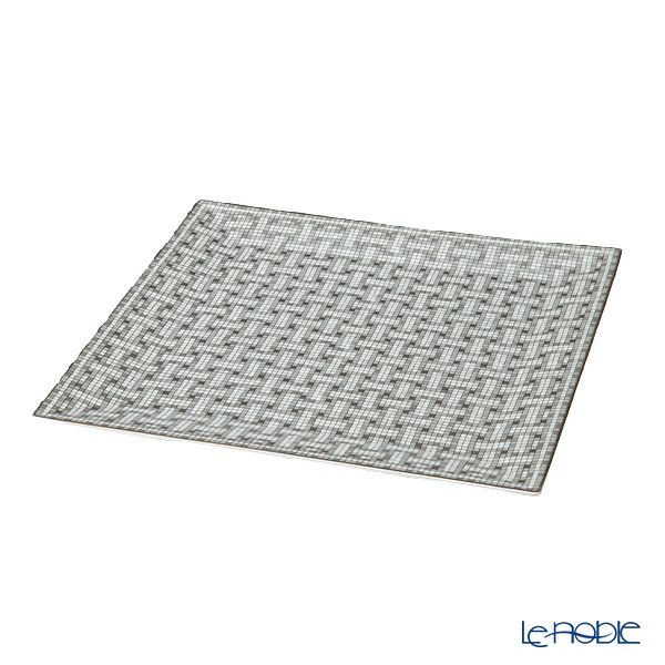 エルメス（HERMES） モザイク ヴァンキャトル プラチナ プチカレ（プレート） 19×19cm No.4 035044P