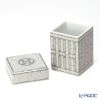 エルメス（HERMES） モザイク ヴァンキャトル プラチナ ミニボックス／シュガーボックス 5×5×7cm