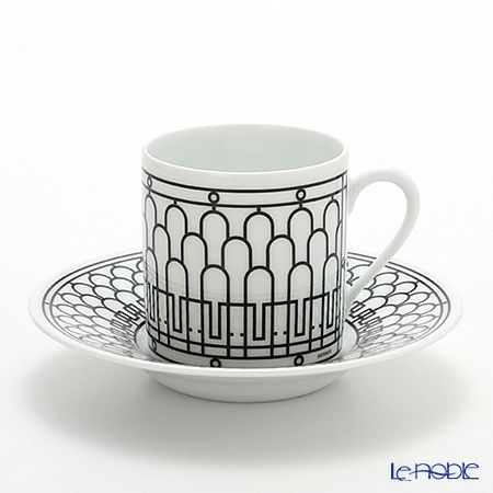エルメス（HERMES） H Deco アッシュデコ コーヒーカップ＆ソーサー 90ml